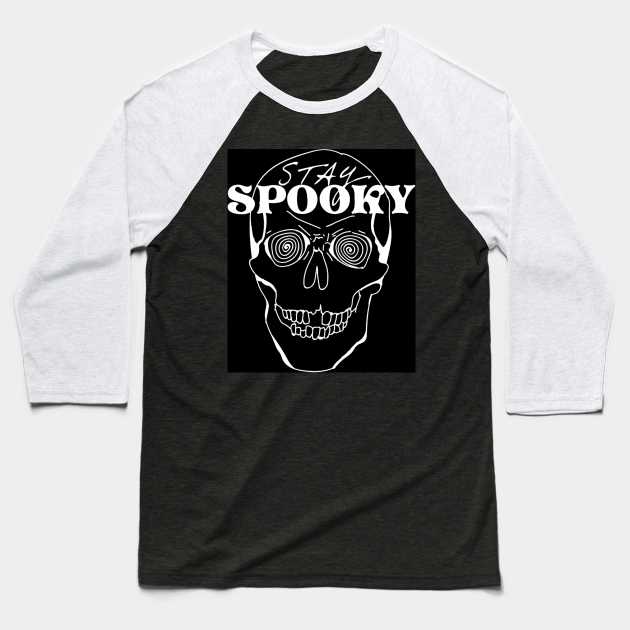 Spooktober Baseball T-Shirt by giantplayful